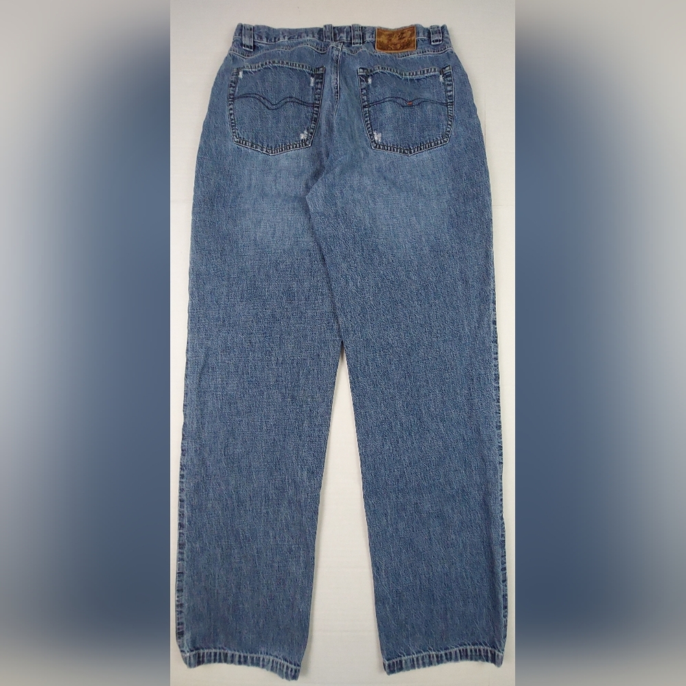 Vintage Y2K McCoy Selvedge Jeans Mens Size 34x34 Blue Denim Distressed